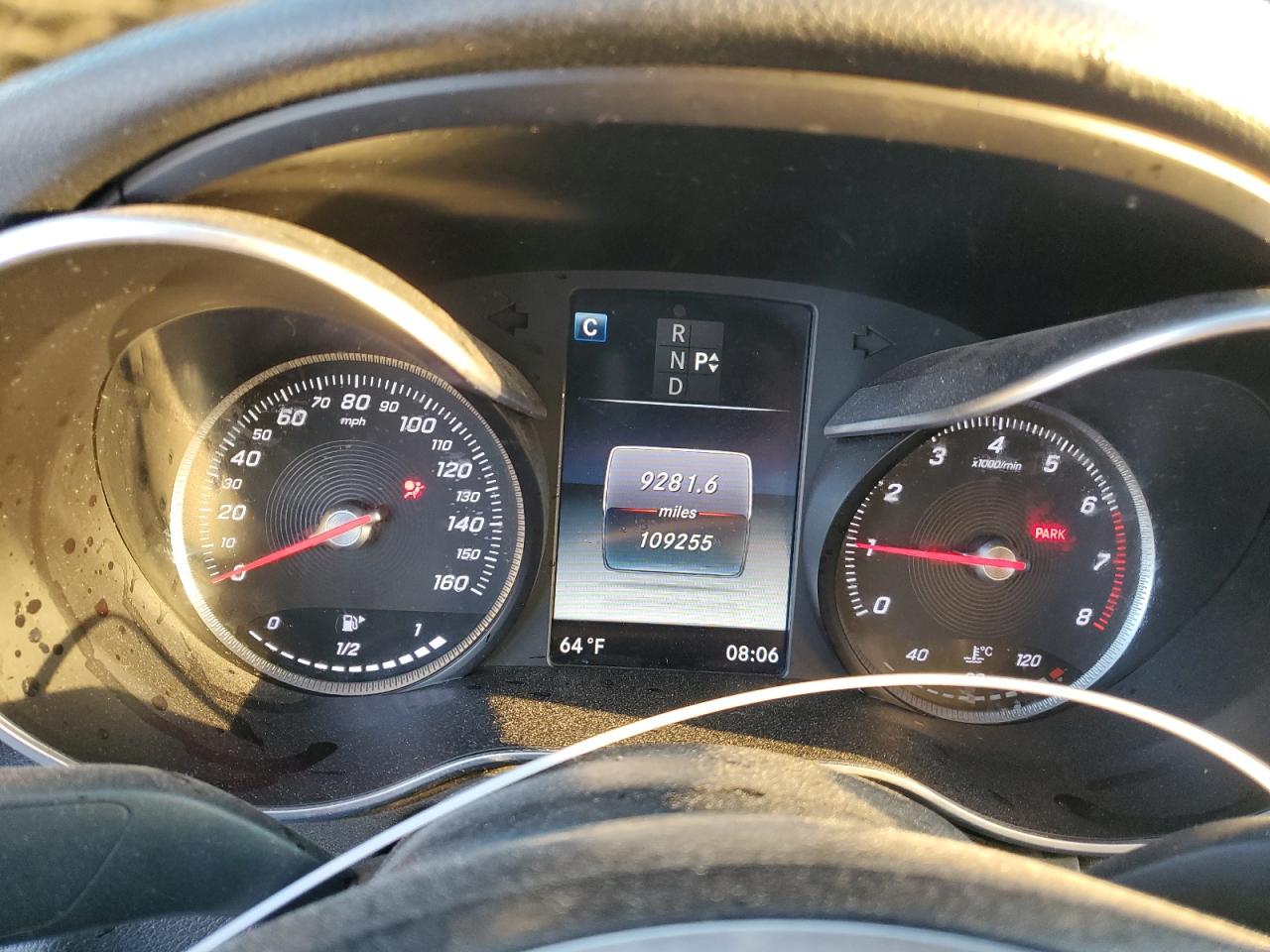 2016 Mercedes-Benz C-klasse VIN 55SWF4JB1GU145297 Copart auction photo, front end damage thumbnail 9