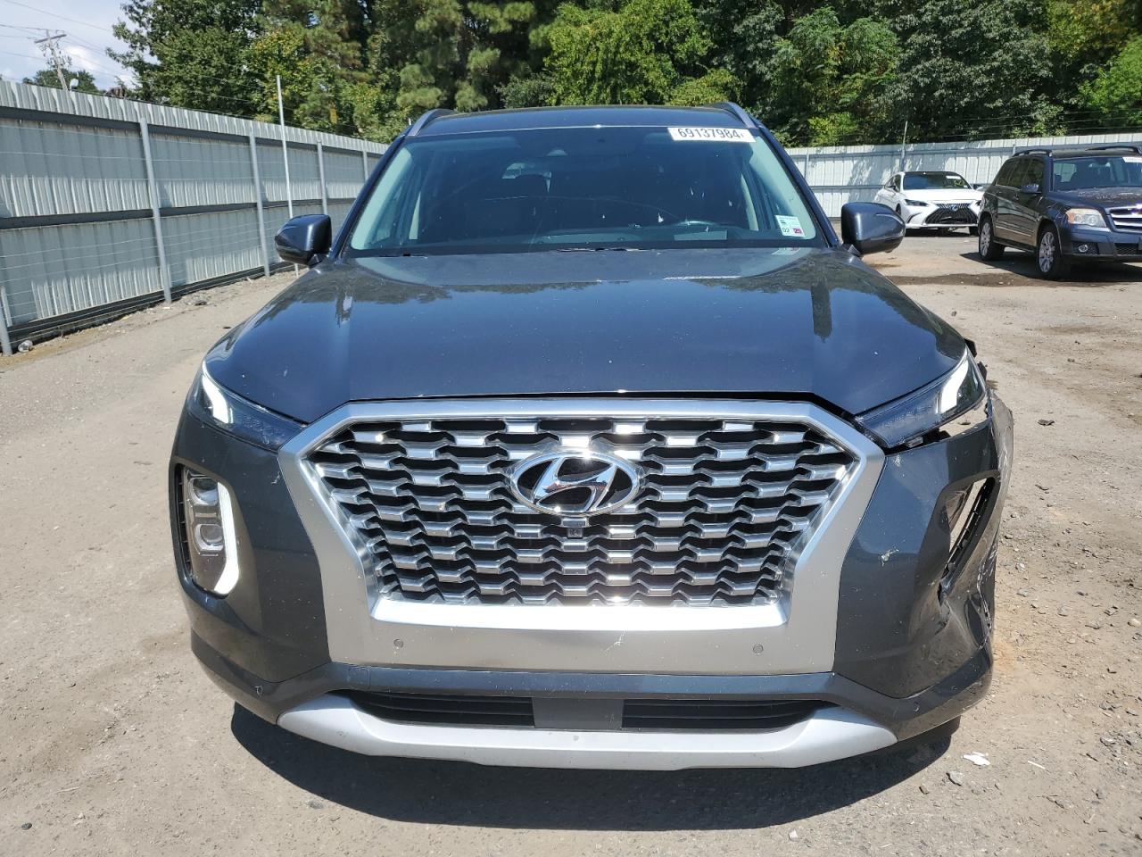 2021 Hyundai Palisade VIN KM8R5DHE6MU213075 Copart auction photo, front end / undercarriage damage thumbnail 5