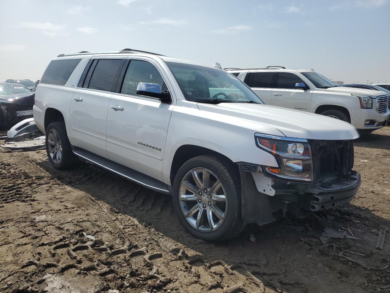 2016 Chevrolet Suburban VIN 1GNSKJKC9GR408994 Copart auction photo, front end / undercarriage damage thumbnail 4