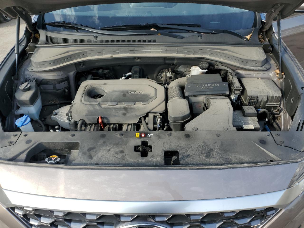 2019 Hyundai Santa Fe VIN 5NMS23AD7KH116367 Copart auction photo, rear end damage thumbnail 12