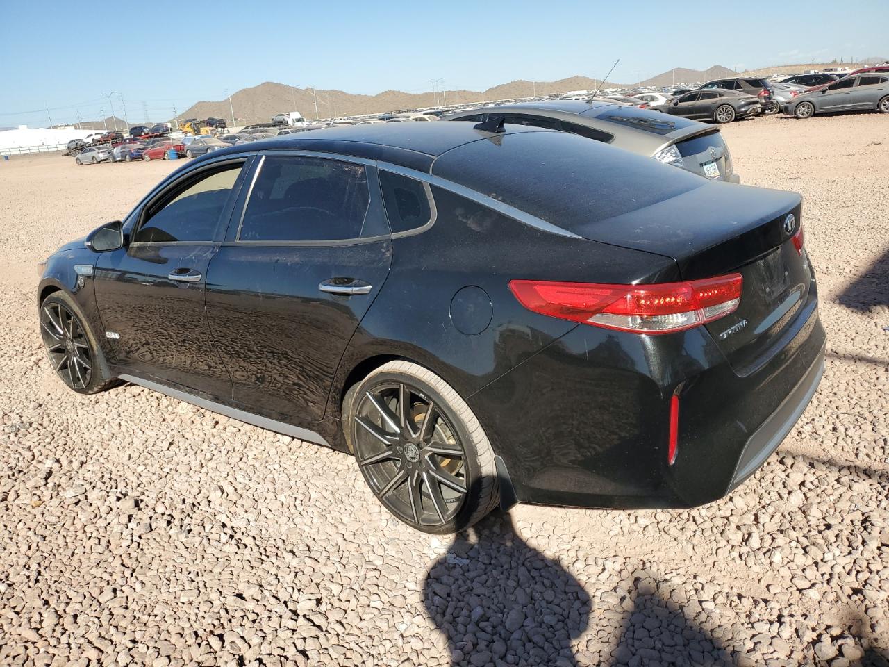 2018 KIA Optima VIN KNAGT4LE0J5023087 Copart auction photo, side damage thumbnail 2
