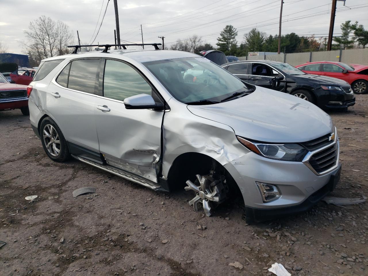 2018 Chevrolet Equinox VIN 2GNAXKEX3J6151920 Copart auction photo, all over damage thumbnail 4