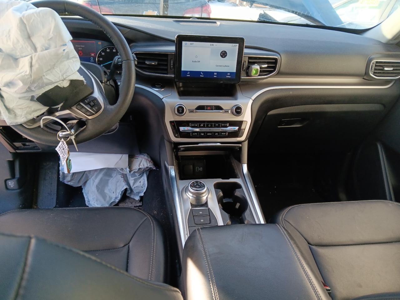 2022 Ford Explorer VIN 1FMSK8DH7NGA77833 Copart auction photo, front end damage thumbnail 8