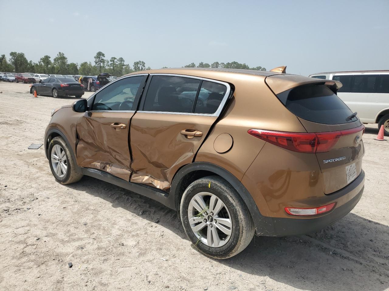 2017 KIA Sportage VIN KNDPM3AC6H7129716 Copart auction photo, side damage thumbnail 2