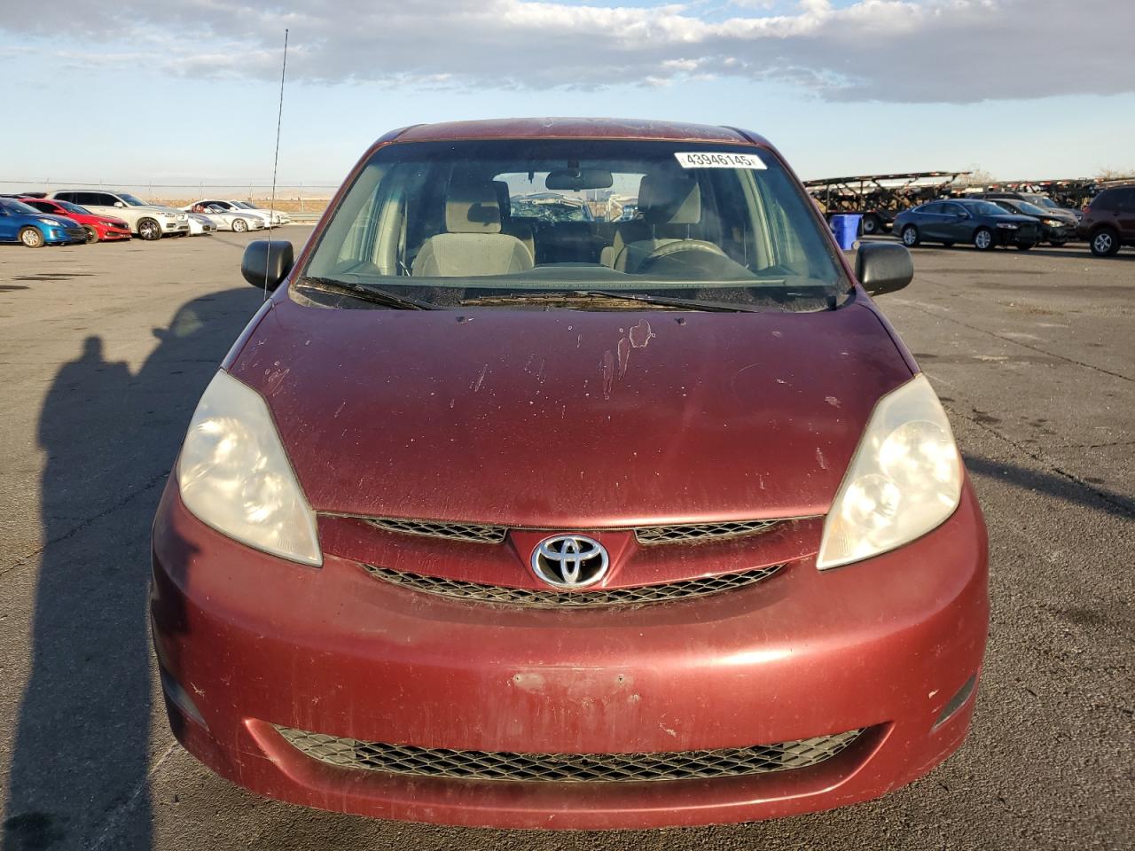 2007 Toyota Sienna VIN 5TDZK23C47S059692 Copart auction photo, rear end damage thumbnail 5
