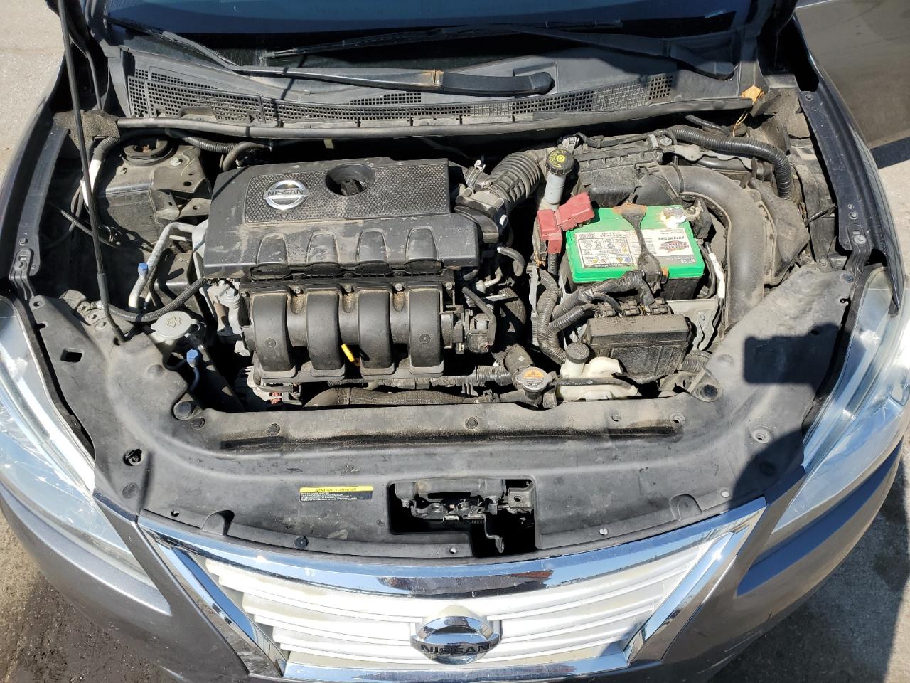 2015 Nissan Sentra VIN 3N1AB7AP7FL641065 Copart auction photo, rear end damage thumbnail 13