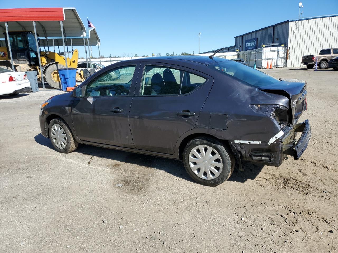 2015 Nissan Versa VIN 3N1CN7AP7FL907698 Copart auction photo, rear end damage thumbnail 2