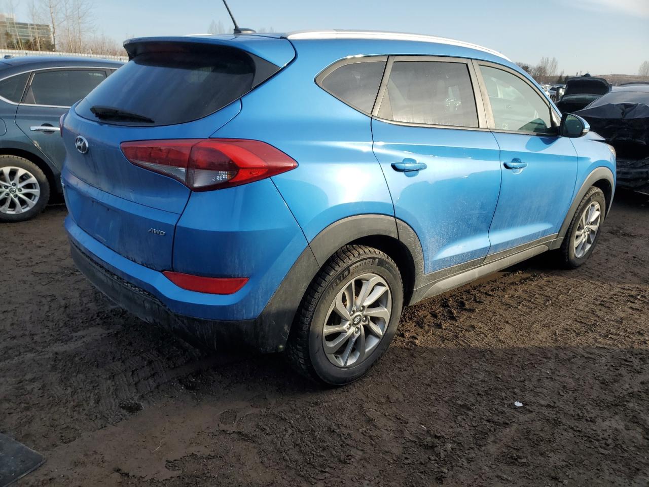 2016 Hyundai Tucson VIN KM8J3CA47GU183278 Copart auction photo, front end damage thumbnail 3