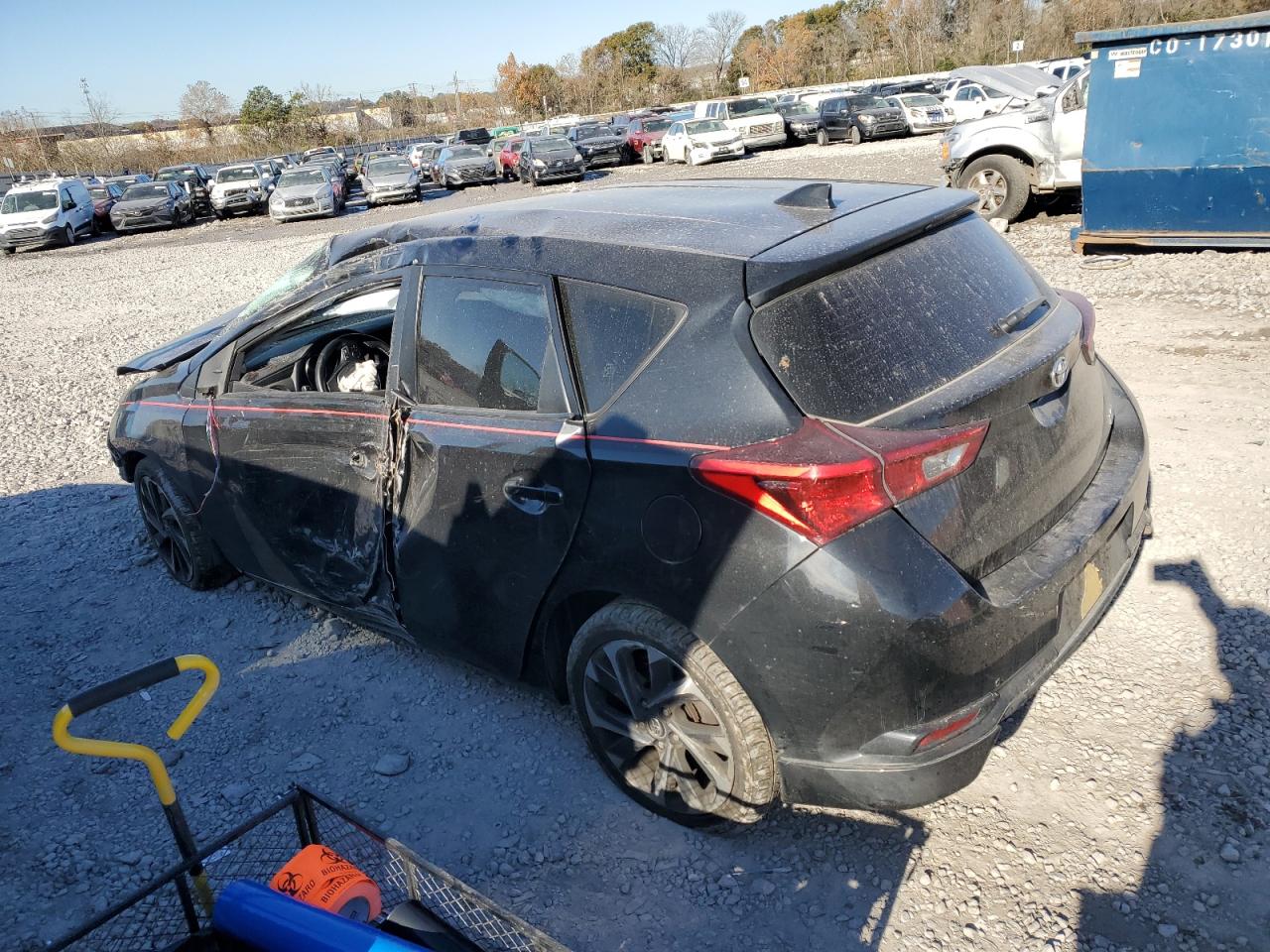 2017 Toyota Corolla VIN JTNKARJE4HJ543681 Copart auction photo, all over damage thumbnail 2