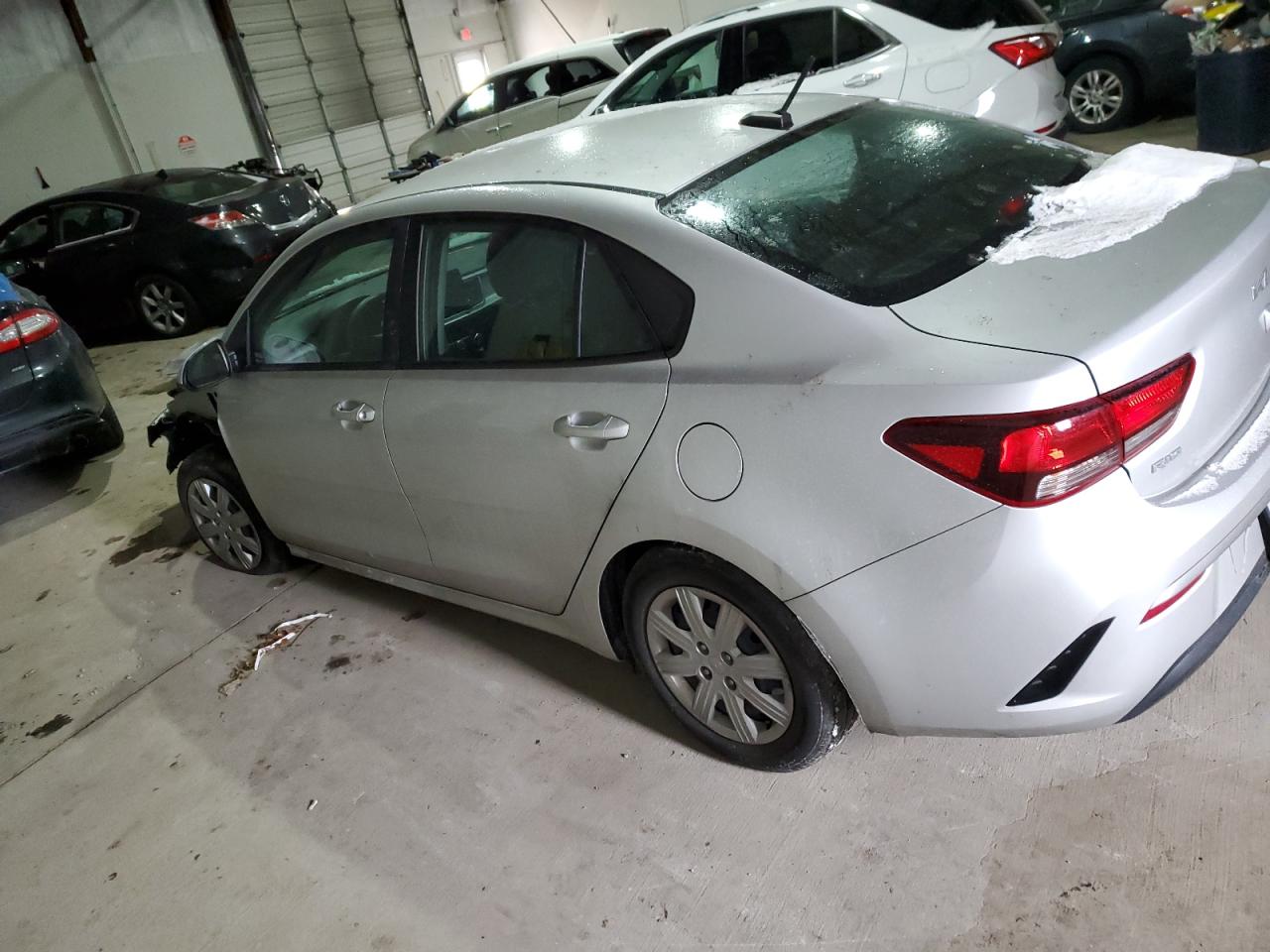 2023 KIA Rio VIN 3KPA24AD1PE566273 Copart auction photo, front end / undercarriage damage thumbnail 2