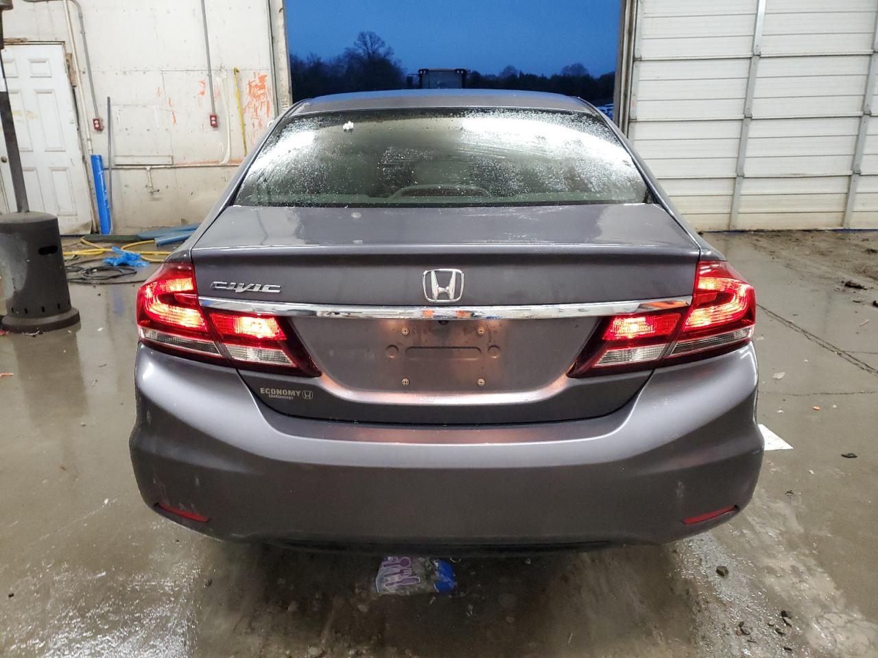 2014 Honda Civic VIN 19XFB2F92EE073682 Copart auction photo, side / undercarriage damage thumbnail 6