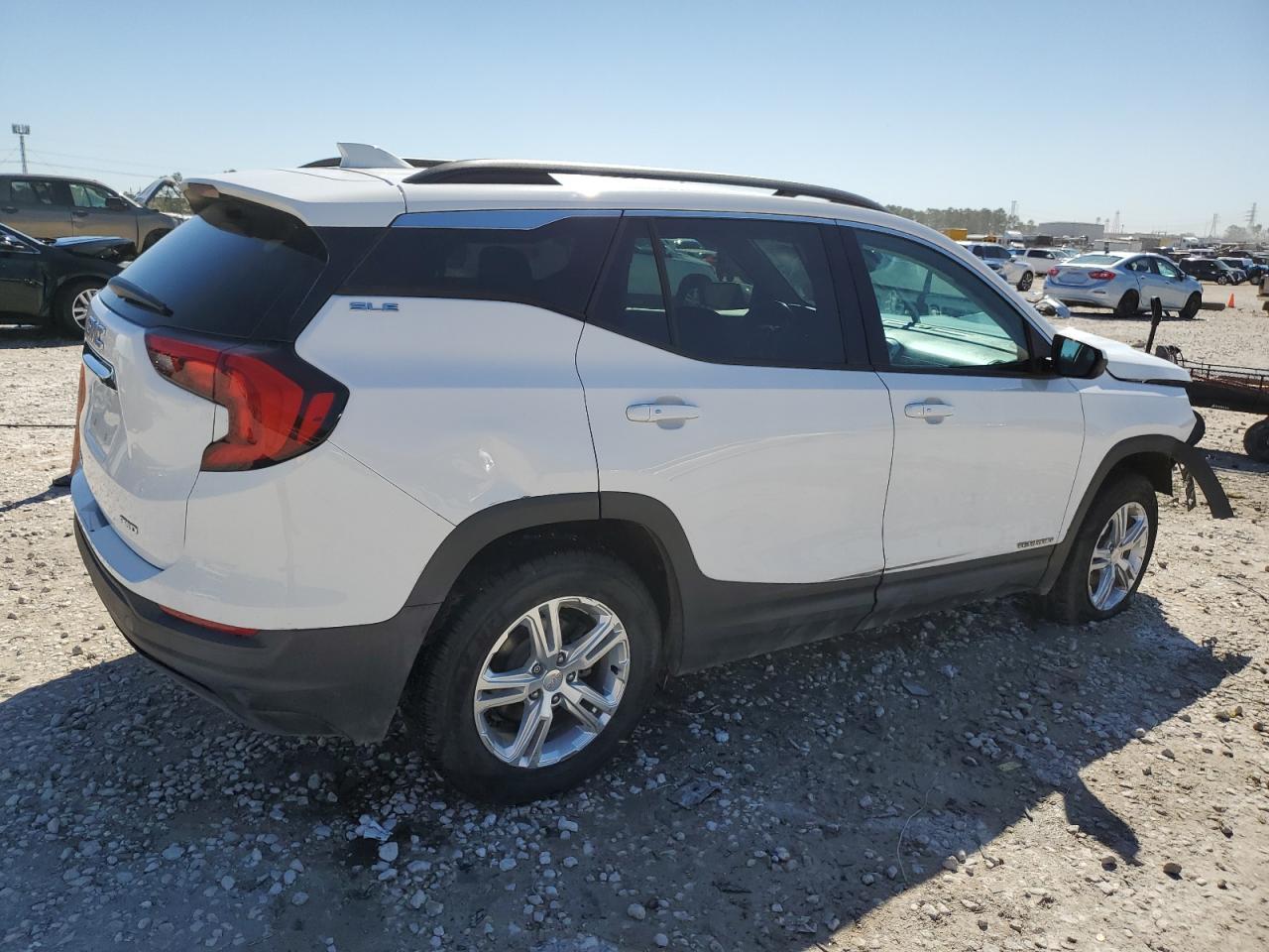 2020 GMC Terrain VIN 3GKALTEV2LL301902 Copart auction photo, front end / side damage thumbnail 3