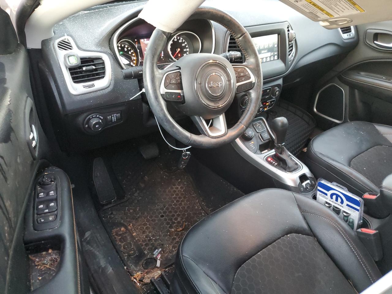 2020 Jeep Compass VIN 3C4NJDBB4LT145526 Copart auction photo, top/roof damage thumbnail 8