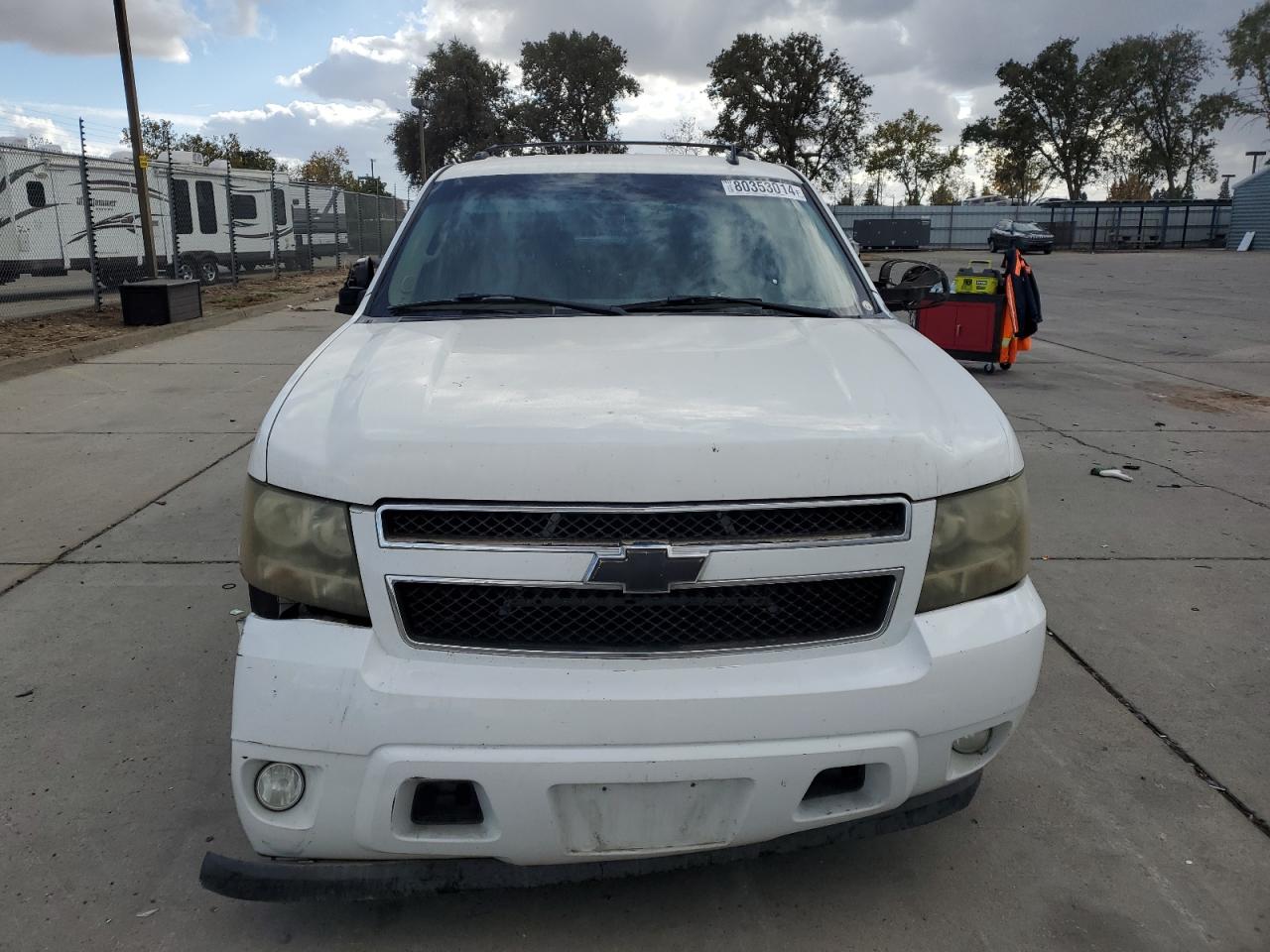 2007 Chevrolet Tahoe VIN 1GNFC13JX7J141102 Copart auction photo, front end / side damage thumbnail 5