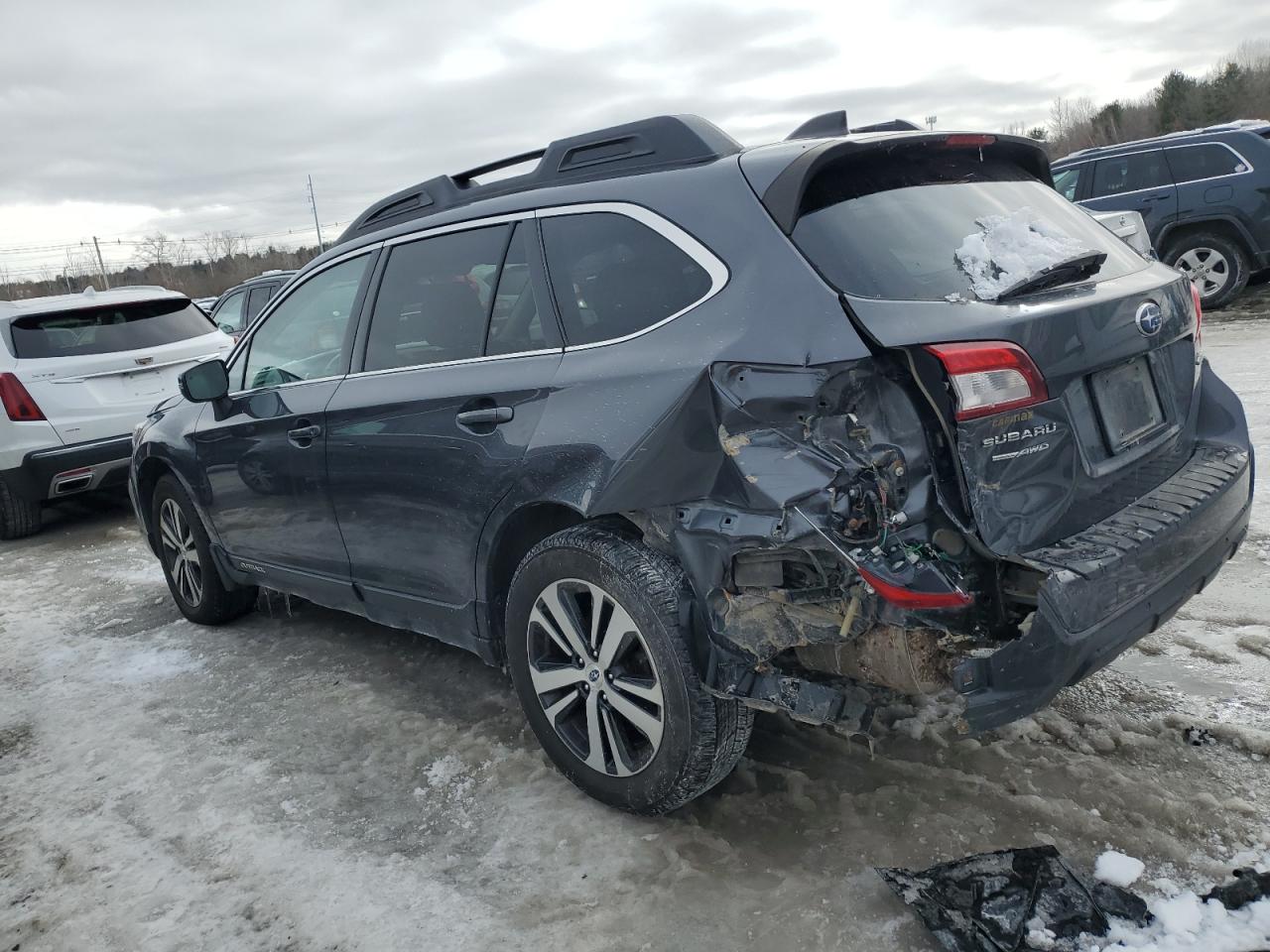 2019 Subaru Outback VIN 4S4BSANC7K3268200 Copart auction photo, rear end damage thumbnail 2