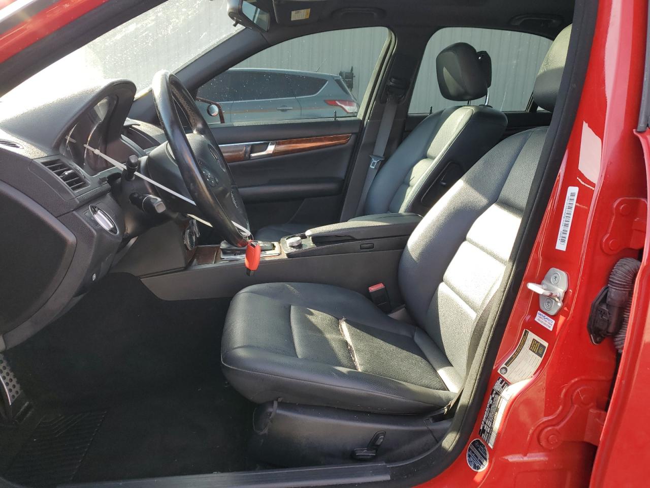 2011 Mercedes-Benz C-klasse VIN WDDGF5EB7BA423536 Copart auction photo, water/flood / mechanical damage thumbnail 7