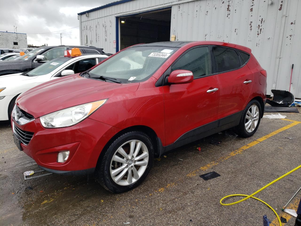2012 Hyundai Tucson VIN KM8JU3AC8CU499528