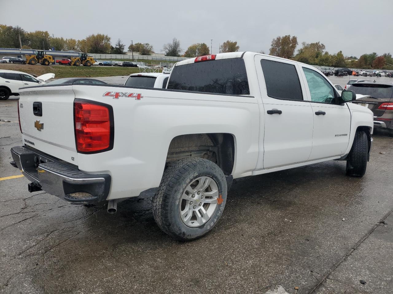 2014 Chevrolet Silverado VIN 3GCUKREC6EG434350 Copart auction photo, front end damage thumbnail 3