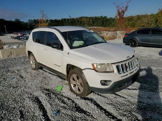 2012 Jeep Compass VIN 1C4NJCEA2CD666392 Copart auction photo, front end damage thumbnail 12