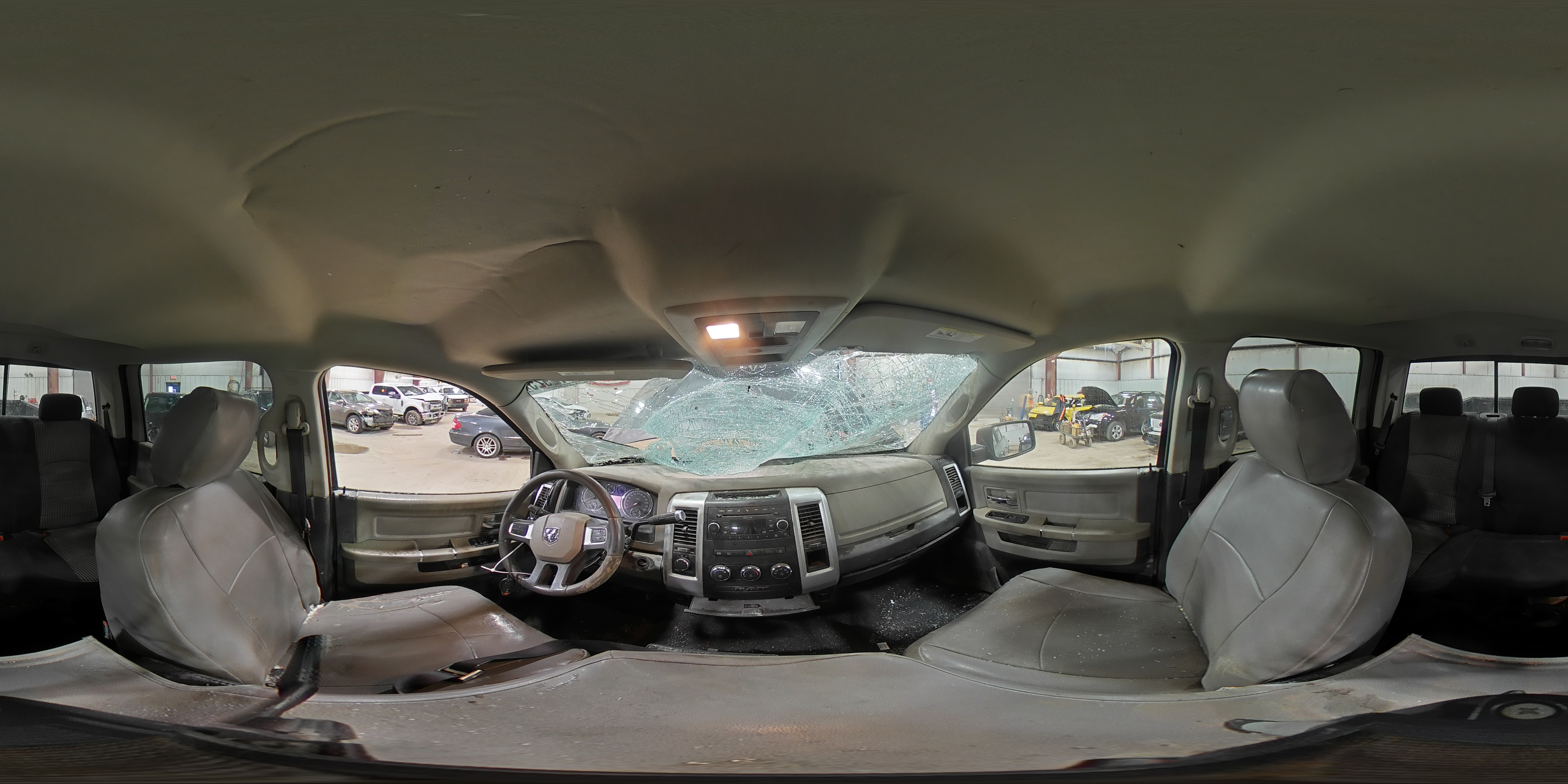 2010 Dodge RAM VIN 3D7UT2CL2AG182684 Copart auction photo, rollover damage thumbnail 13
