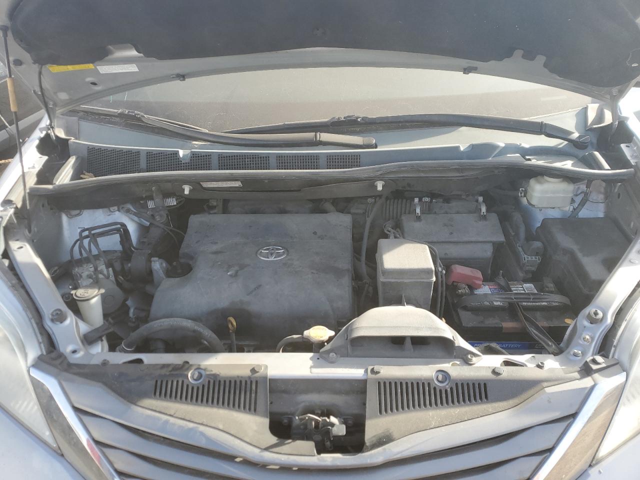 2012 Toyota Sienna VIN 5TDDK3DC8CS047733 Copart auction photo, all over damage thumbnail 12
