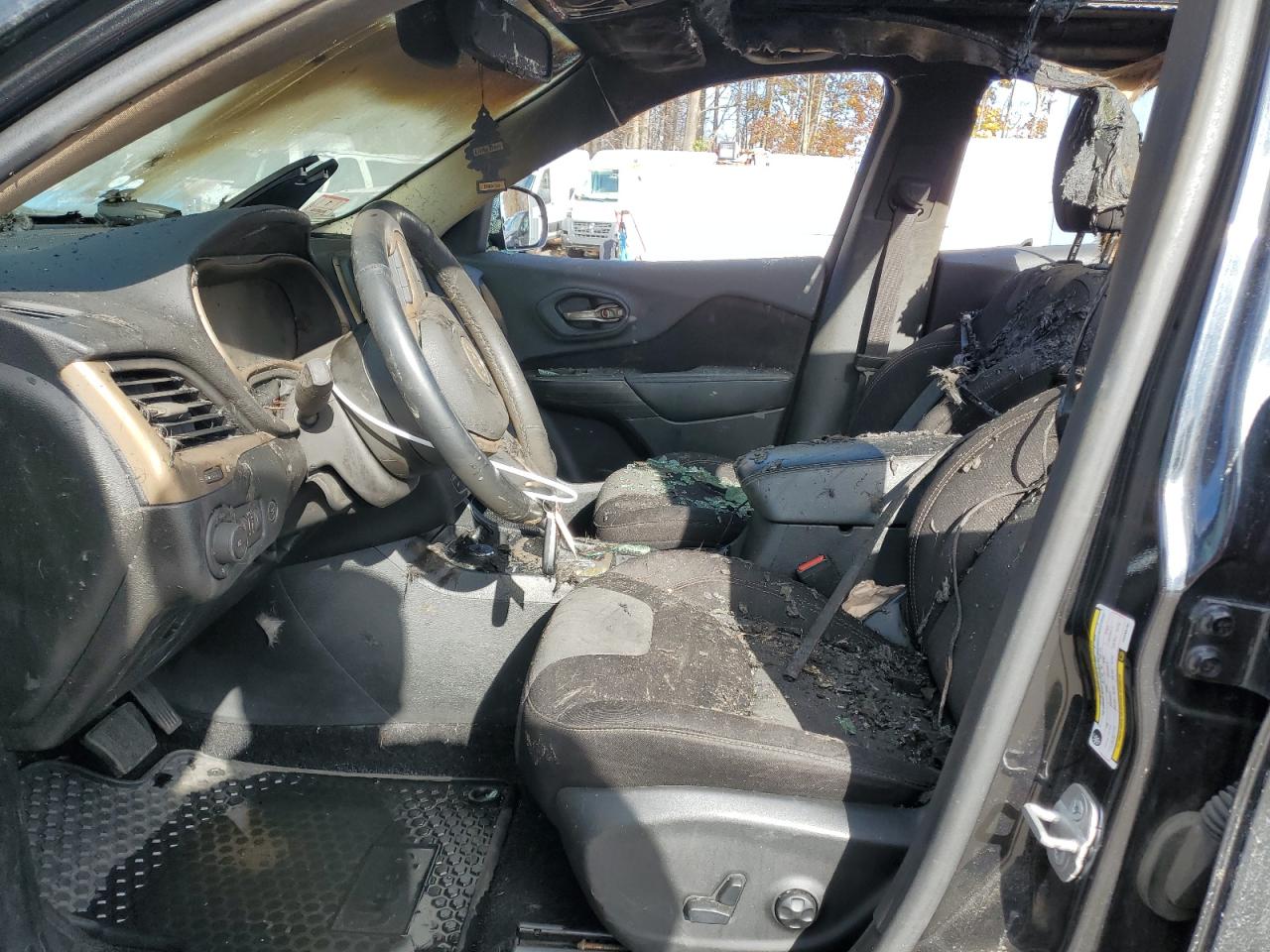 2014 Jeep Grand Cherokee VIN 1C4PJMCB9EW290792 Copart auction photo, burn damage thumbnail 7