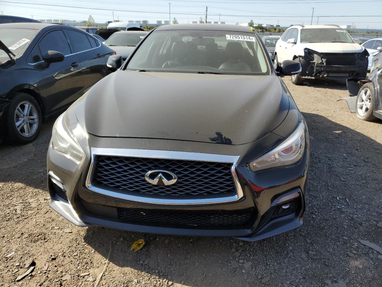 2019 Infiniti Q50 VIN JN1EV7AR4KM592904 Copart auction photo, normal wear damage thumbnail 5