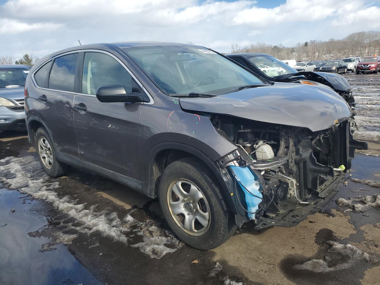 2013 Honda CR-V VIN 5J6RM4H34DL041263 Copart auction photo, front end damage thumbnail 4