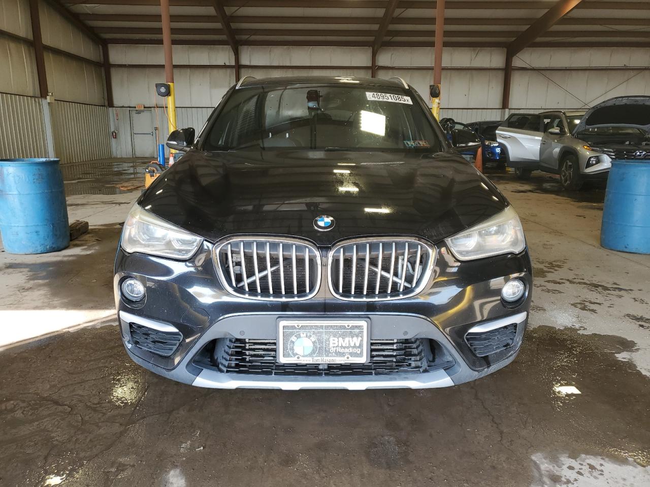2017 BMW X1 VIN WBXHT3Z3XH4A52111 Copart auction photo, rear end / side damage thumbnail 5