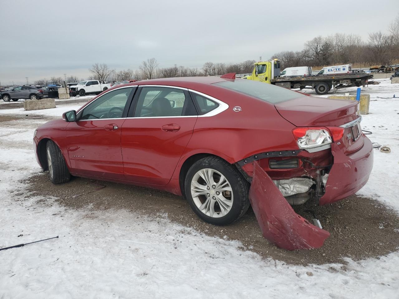 2015 Chevrolet Impala VIN 2G1125S38F9170634 Copart auction photo, rear end damage thumbnail 2