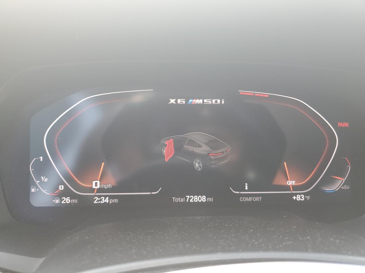 2021 BMW X6 VIN 5UXCY8C04M9E36899 Copart auction photo, all over damage thumbnail 9