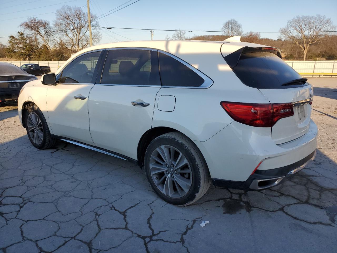 2017 Acura MDX VIN 5FRYD3H54HB011443 Copart auction photo, side / front end damage thumbnail 2