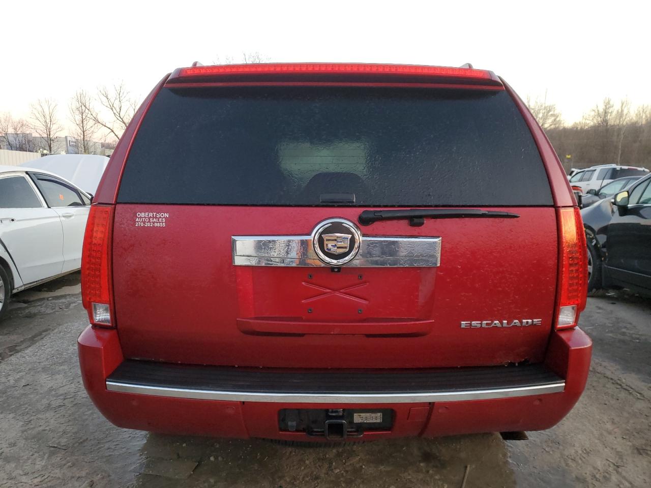 2008 Cadillac Escalade VIN 1GYFK63848R246057 Copart auction photo, vandalism damage thumbnail 6