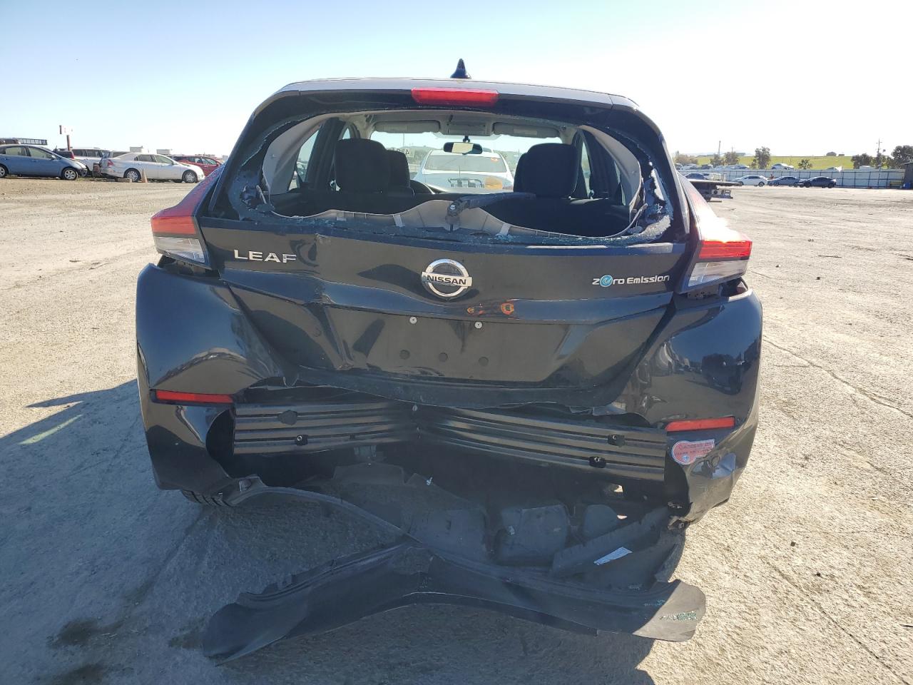 2019 Nissan Leaf VIN 1N4AZ1CP5KC321239 Copart auction photo, rear end / front end damage thumbnail 6