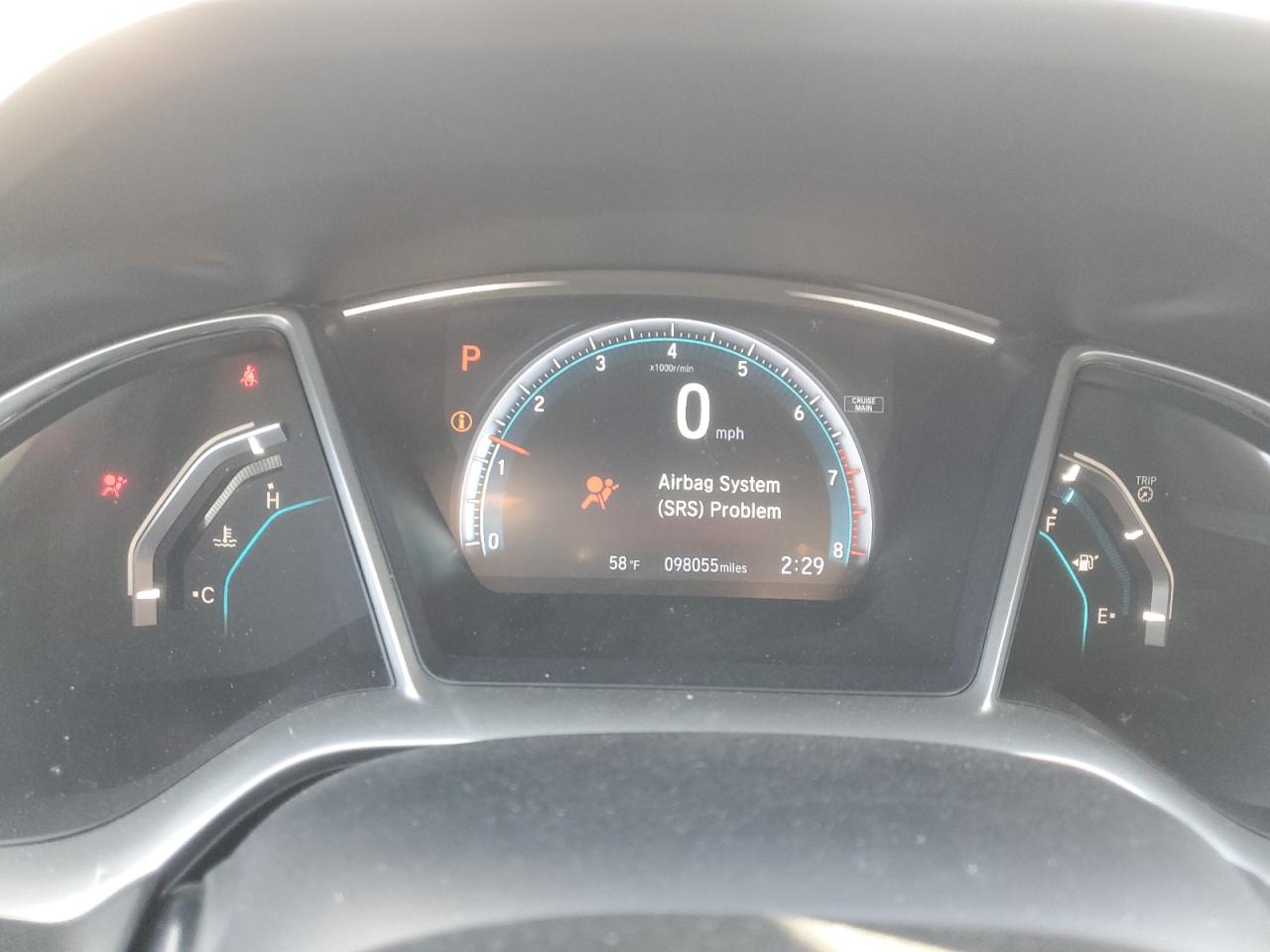 2018 Honda Civic VIN 19XFC2F71JE043661 Copart auction photo, front end damage thumbnail 9