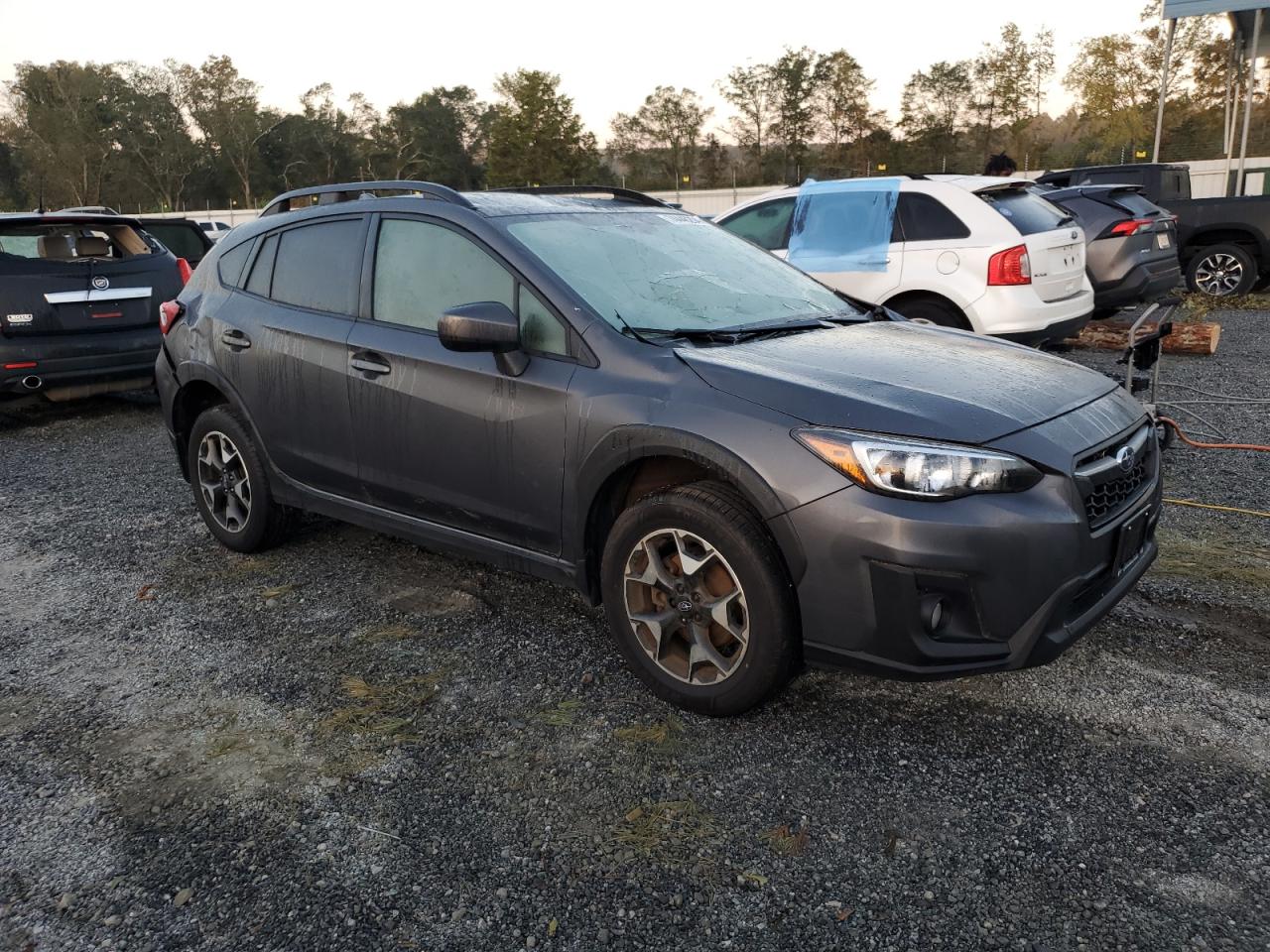 2020 Subaru XV VIN JF2GTAPC6L8249325 Copart auction photo, top/roof damage thumbnail 4