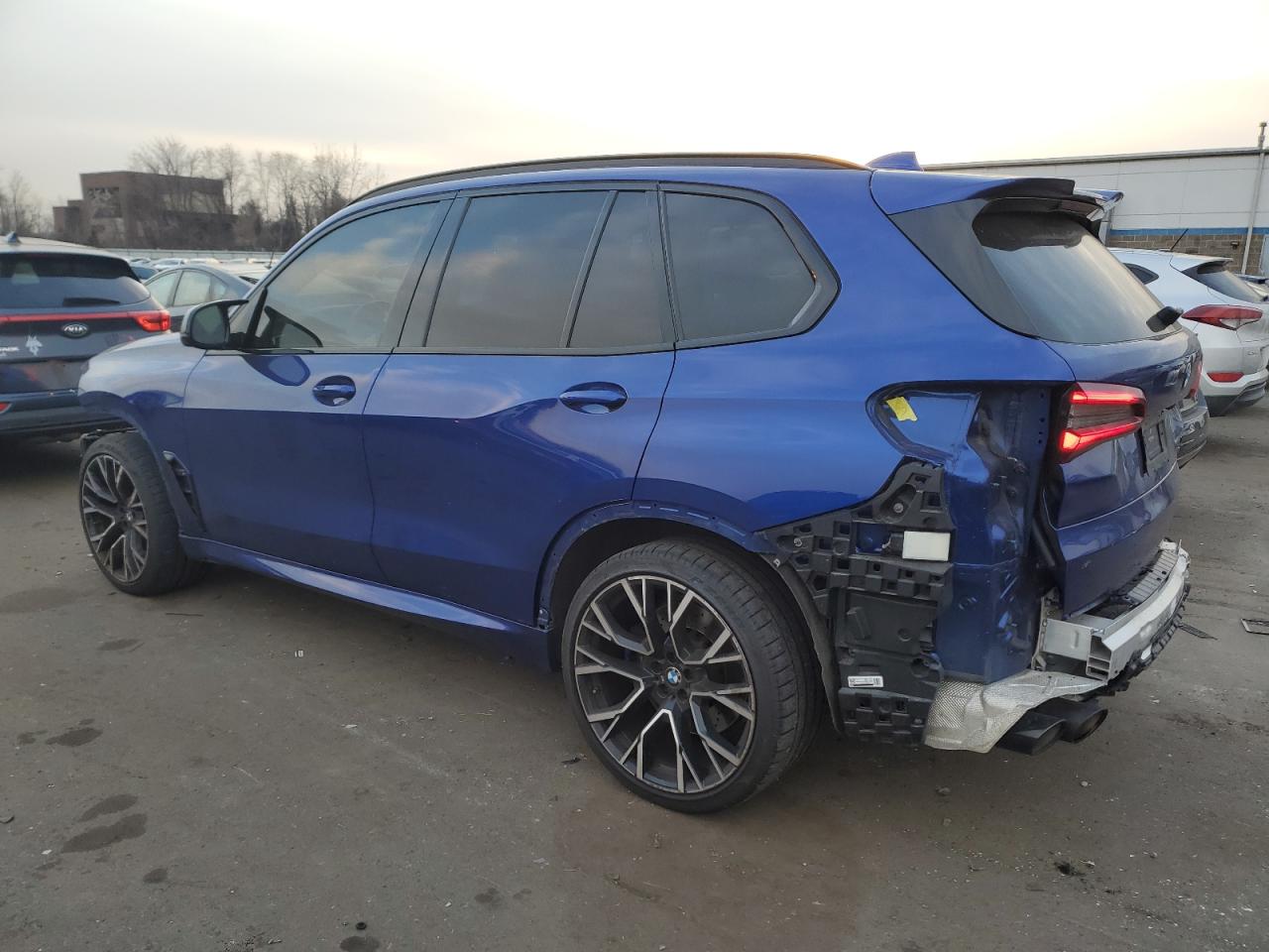 2020 BMW X5 VIN 5YMJU0C07L9C91966 Copart auction photo, front end / rear end damage thumbnail 2