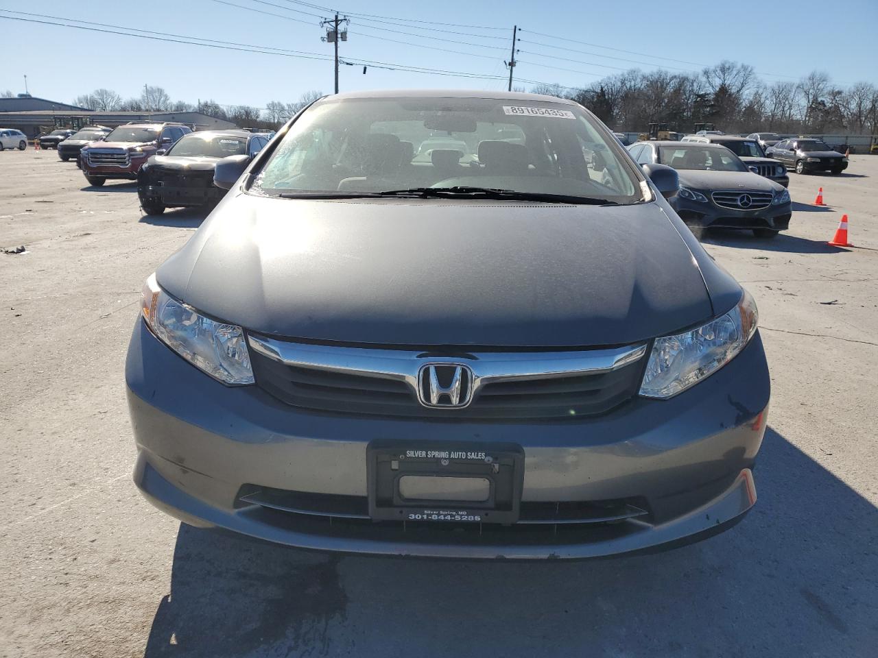 2012 Honda Civic VIN 19XFB2F53CE331668 Copart auction photo, rear end damage thumbnail 5