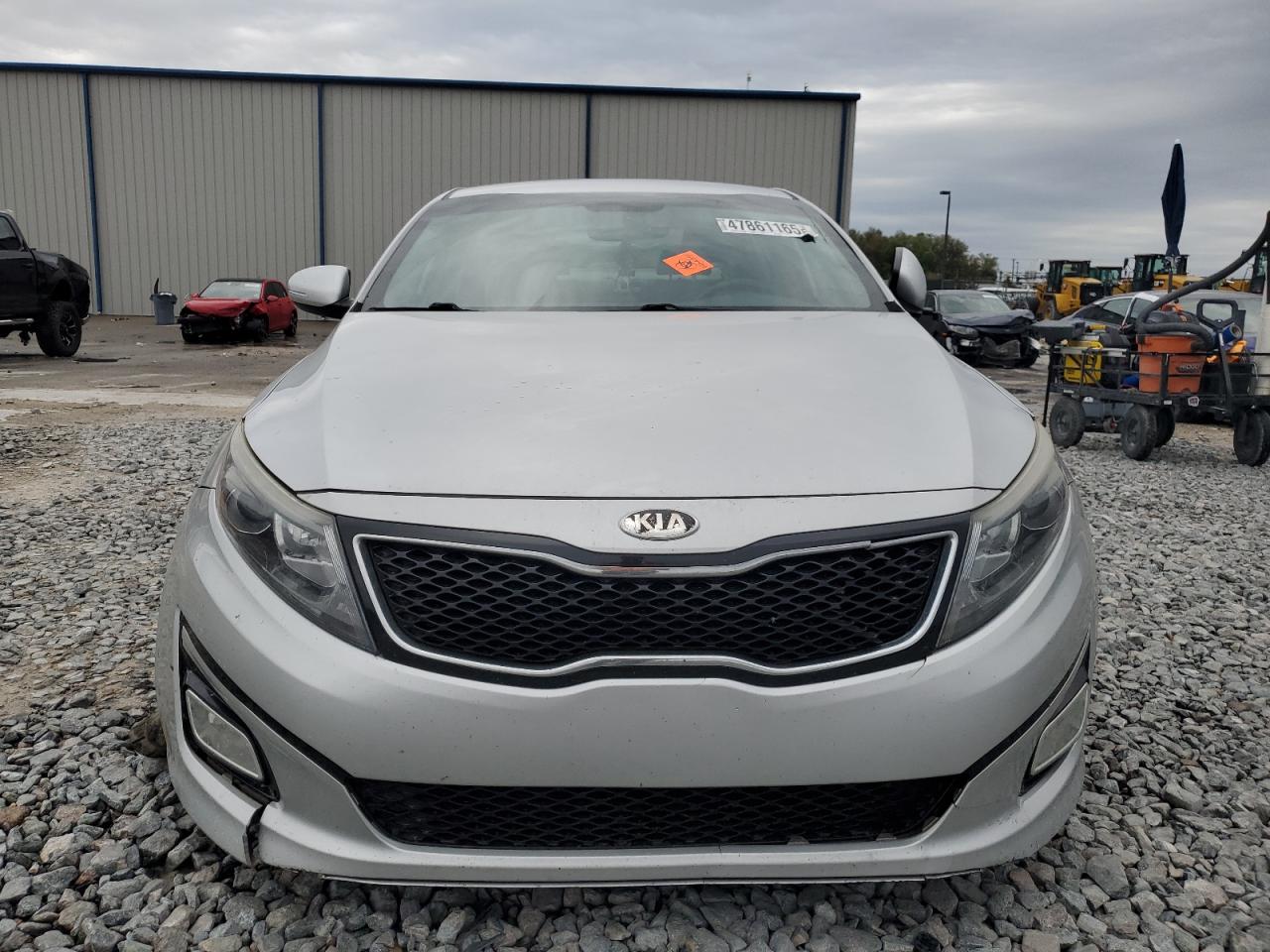 2014 KIA Optima VIN 5XXGM4A79EG267603 Copart auction photo, front end damage thumbnail 5