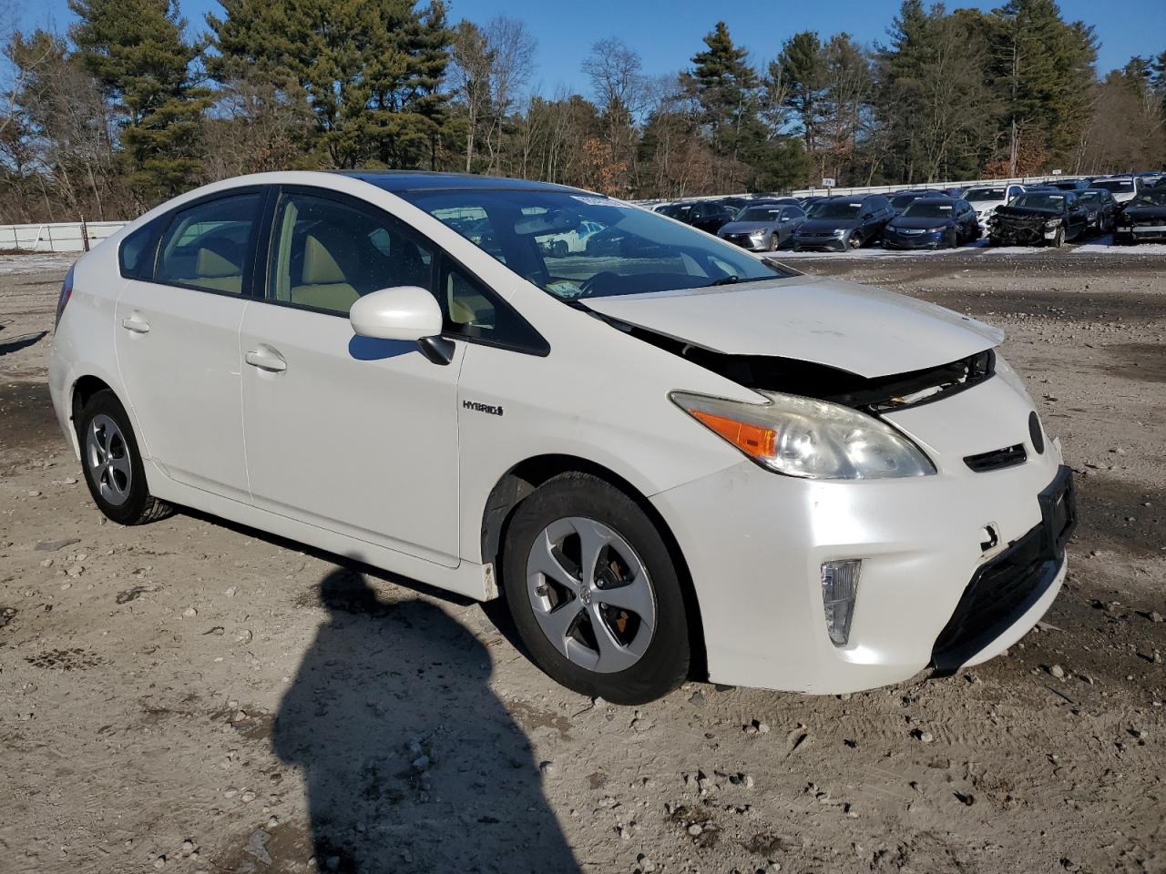 2012 Toyota Prius VIN JTDKN3DU1C5449378 Copart auction photo, front end damage thumbnail 4