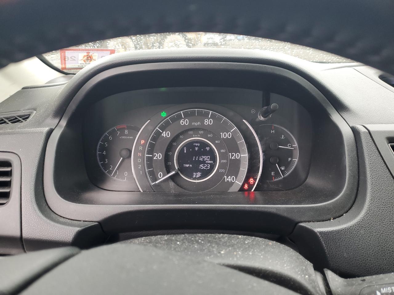 2013 Honda CR-V VIN 5J6RM4H79DL046414 Copart auction photo, side / front end damage thumbnail 9