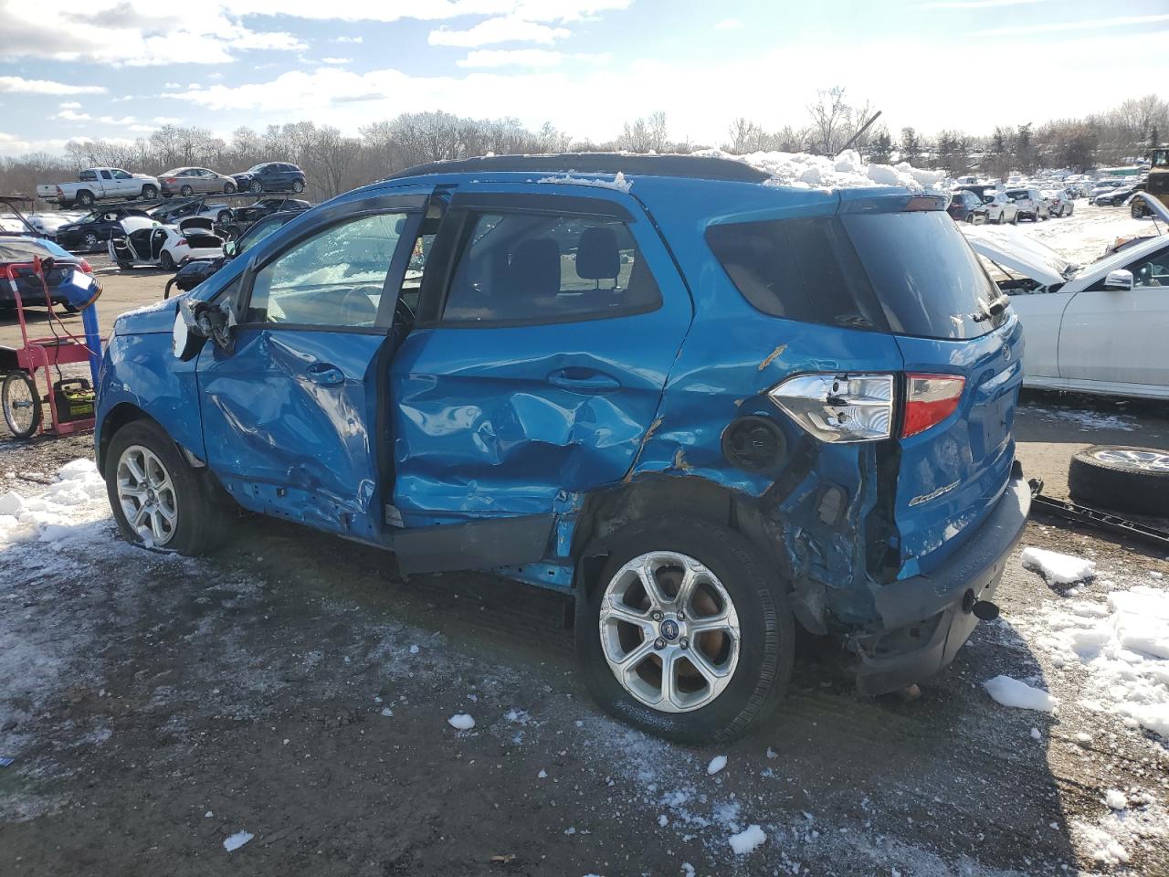 2018 Ford EcoSport VIN MAJ6P1ULXJC240811 Copart auction photo, all over damage thumbnail 2