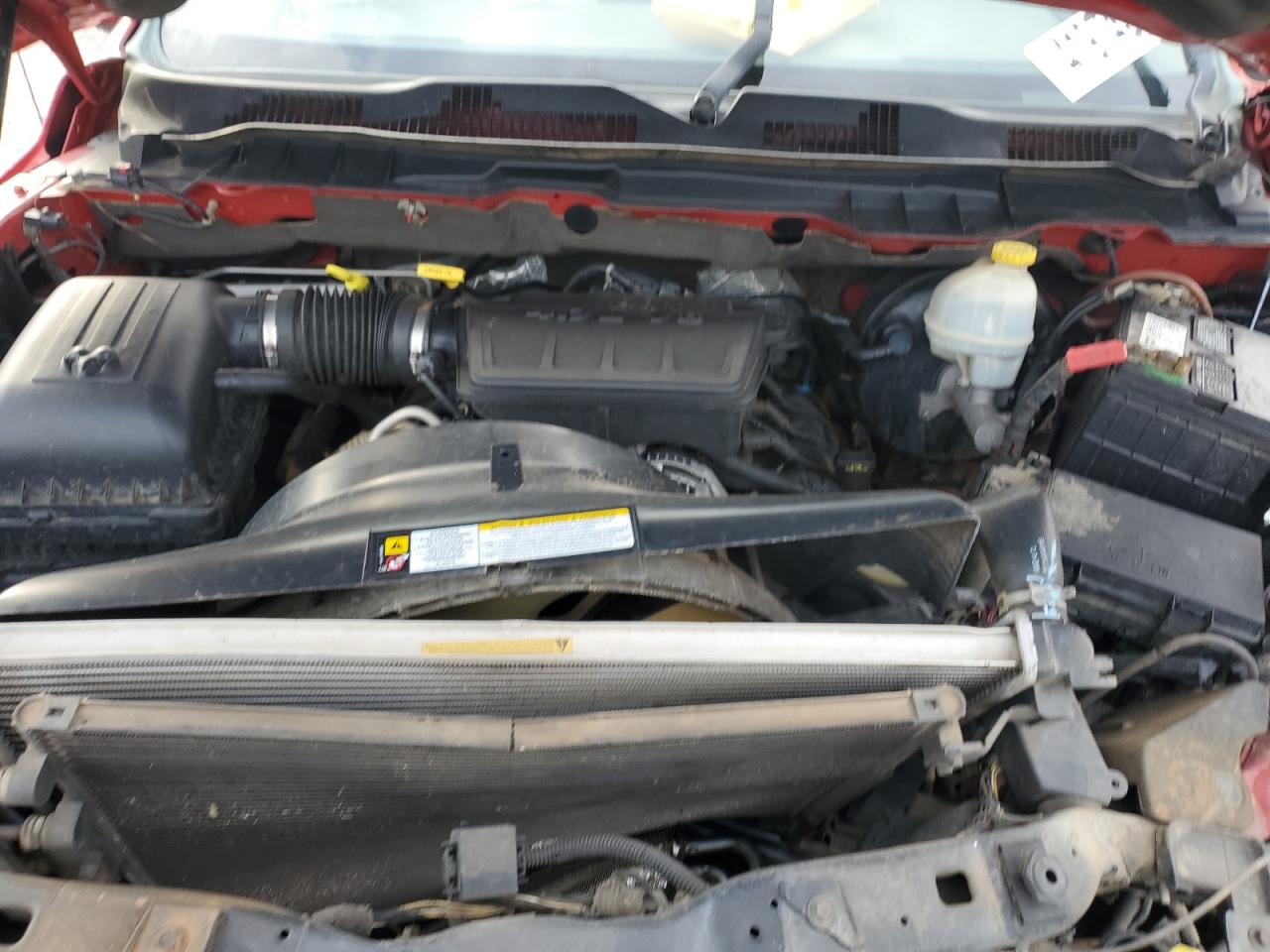 2012 Dodge RAM VIN 1C6RD6GP9CS127184 Copart auction photo, front end / undercarriage damage thumbnail 11
