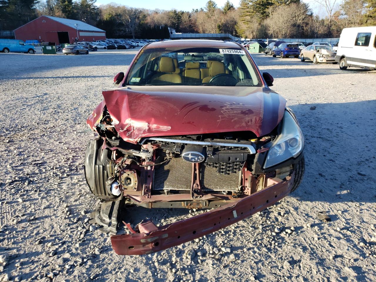 2013 Subaru Legacy VIN 4S3BMBC68D3042428 Copart auction photo, all over damage thumbnail 5