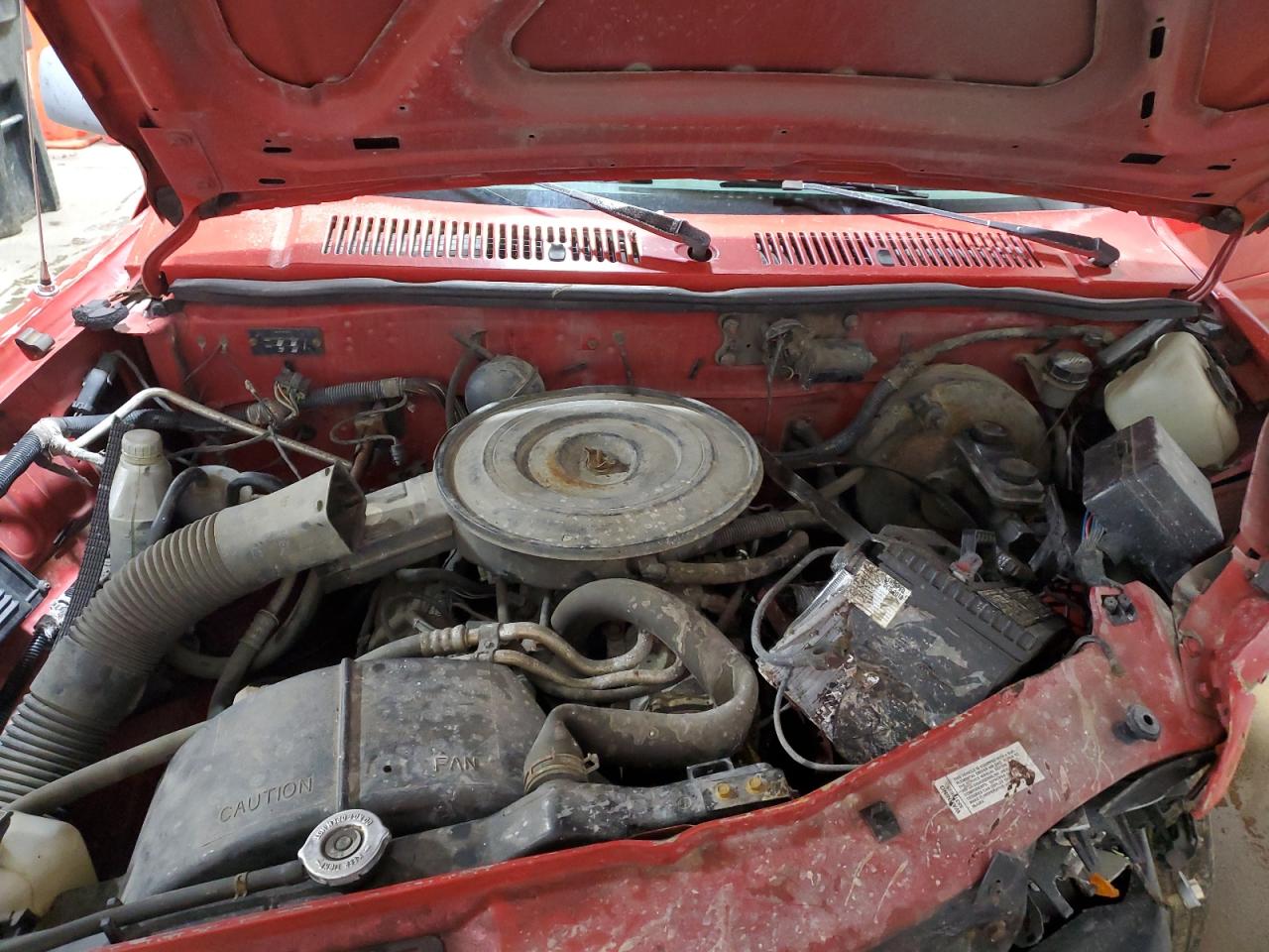 1994 Dodge Dakota VIN 1B7FL26X8RW131012 Copart auction photo, front end / side damage thumbnail 11