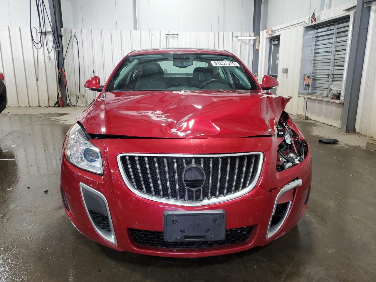 2013 Buick Regal VIN 2G4GV5GVXD9249315 Copart auction photo, front end damage thumbnail 5