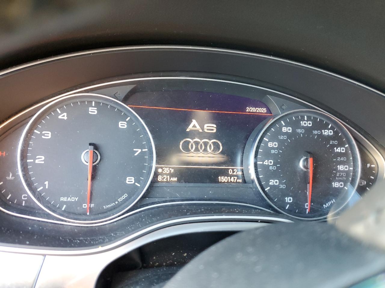 2016 Audi A6 VIN WAUFFAFC8GN078133 Copart auction photo, front end / undercarriage damage thumbnail 9