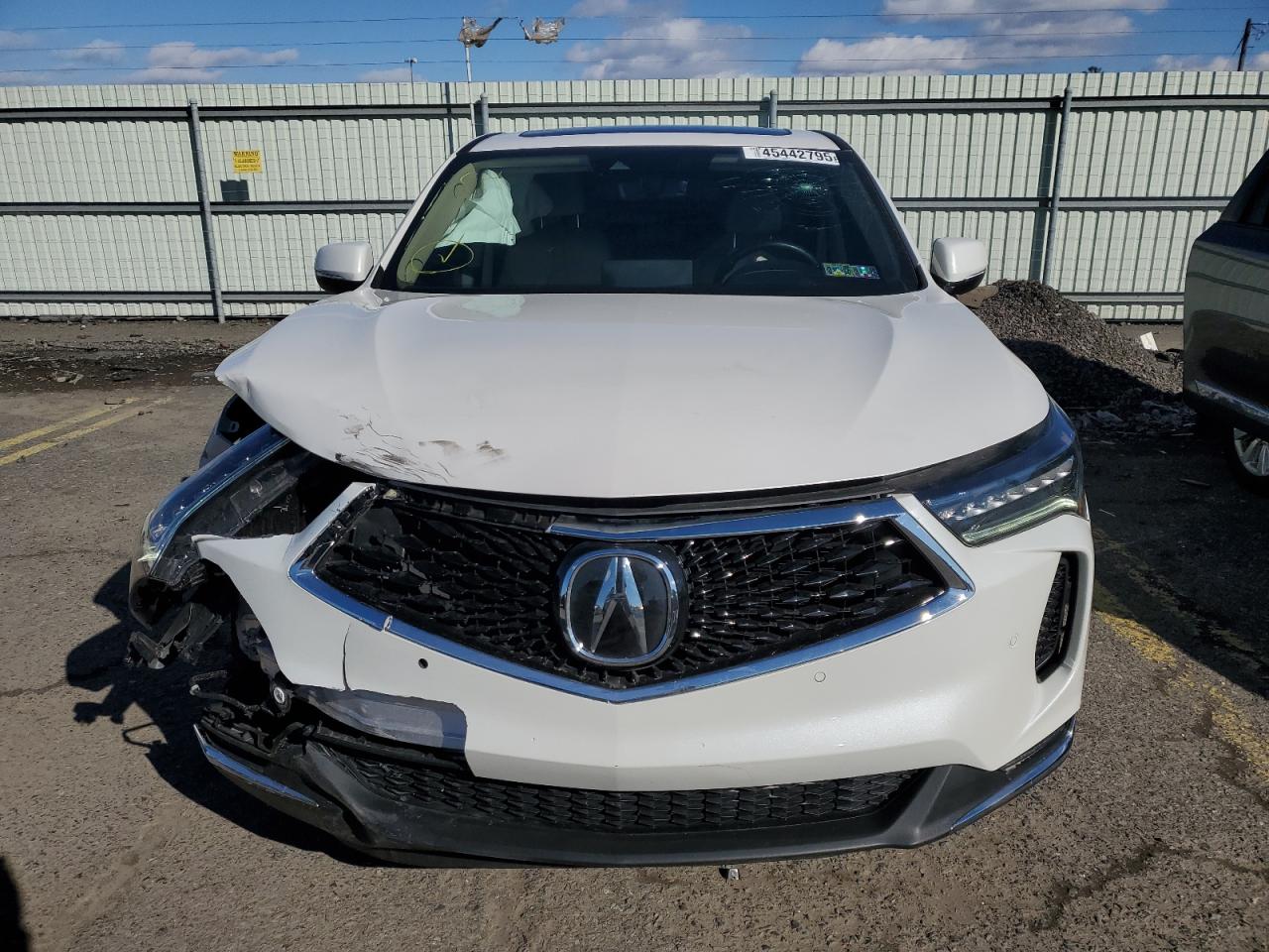 2023 Acura RDX VIN 5J8TC1H55PL006140 Copart auction photo, front end / side damage thumbnail 5