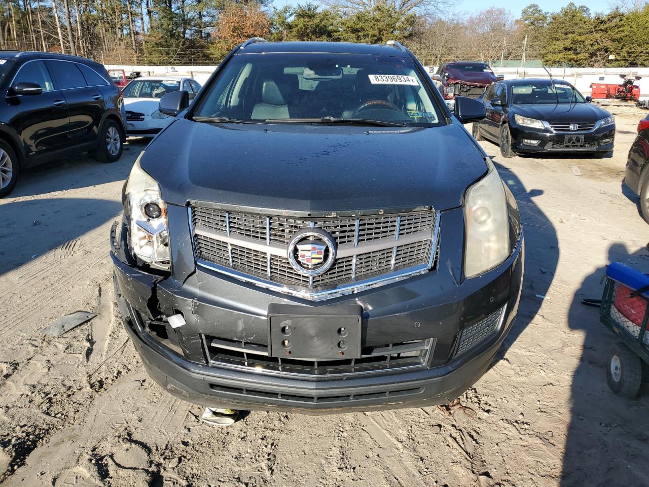 2011 Cadillac SRX VIN 3GYFNDEY6BS516953 Copart auction photo, front end damage thumbnail 5