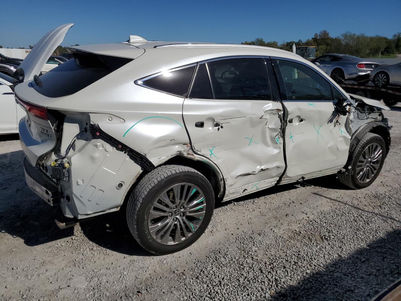 2021 Toyota Venza VIN JTEAAAAH7MJ004750 Copart auction photo, all over damage thumbnail 3
